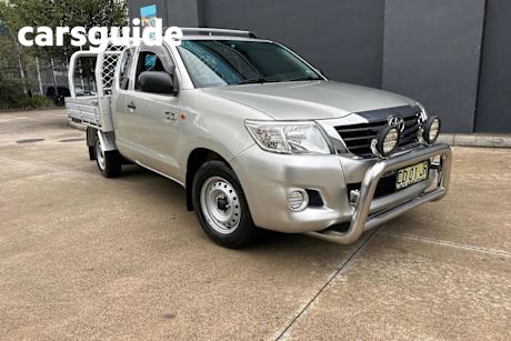 Silver 2013 Toyota Hilux X Cab Pickup SR