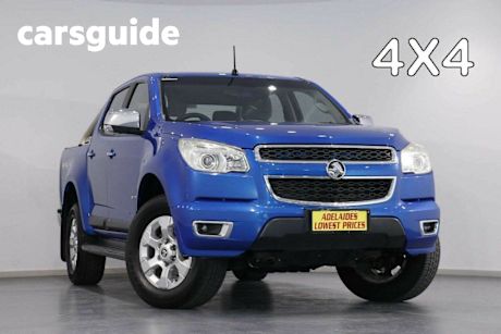 Blue 2012 Holden Colorado Crew Cab Pickup LTZ (4X4)