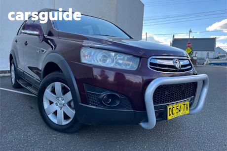 Red 2011 Holden Captiva Wagon 7 SX (fwd)