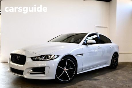 White 2015 Jaguar XE Sedan 20D R-Sport