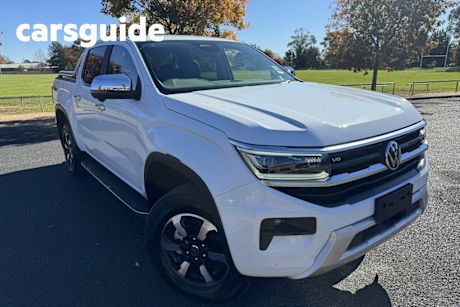 White 2024 Volkswagen Amarok Dual Cab Utility Style TDI600 4Motion