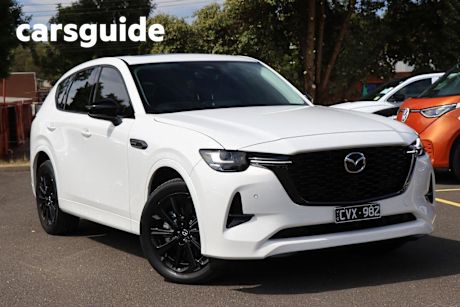 White 2023 Mazda CX-60 Wagon G40E GT Vision Hybrid