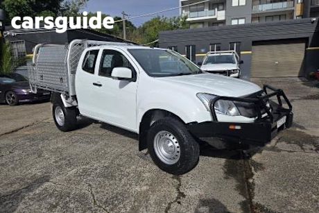White 2016 Isuzu D-MAX Space Cab Utility SX (4X2)