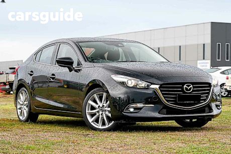 Black 2016 Mazda 3 Sedan SP25