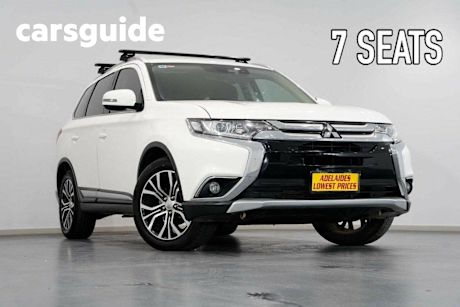 White 2016 Mitsubishi Outlander Wagon LS Safety Pack (4X4) 7 Seats