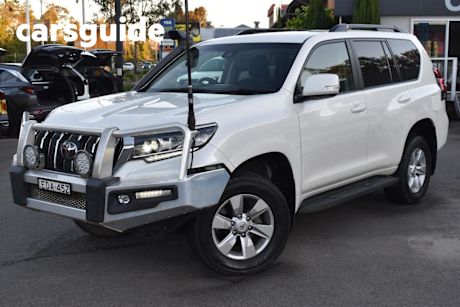 White 2019 Toyota Landcruiser Prado Wagon GXL (4X4)