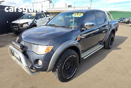 Grey 2008 Mitsubishi Triton Double Cab Utility GLX-R (4X4)