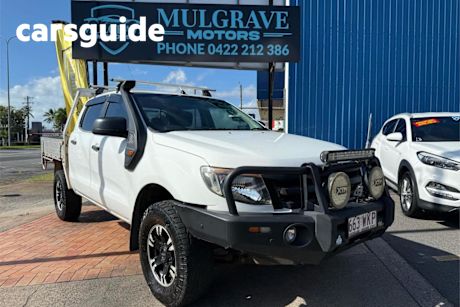 White 2012 Ford Ranger Crew Cab Utility XL 2.2 (4X4)