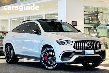 Silver 2021 Mercedes-Benz GLE63 Coupe S 4Matic+ (hybrid)