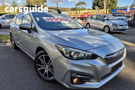 Silver 2016 Subaru Impreza Hatchback 2.0L (awd)
