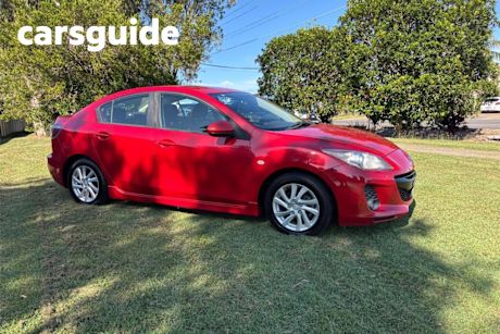 Red 2011 Mazda 3 Sedan SP20 Skyactiv
