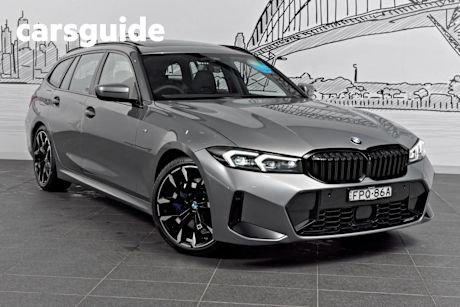Grey 2024 BMW 3 Wagon 25i