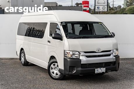 White 2018 Toyota Hiace Commercial Commuter High Roof Super LWB