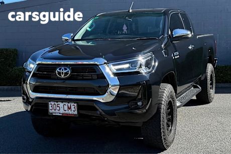Black 2021 Toyota Hilux Double Cab Pick Up SR5 (4X4)