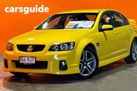 Yellow 2011 Holden Commodore Sedan SV6