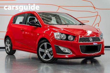 Red 2015 Holden Barina Hatchback RS