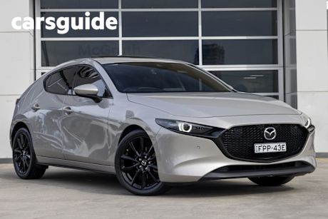 Gold 2022 Mazda 3 Hatchback G25 Astina