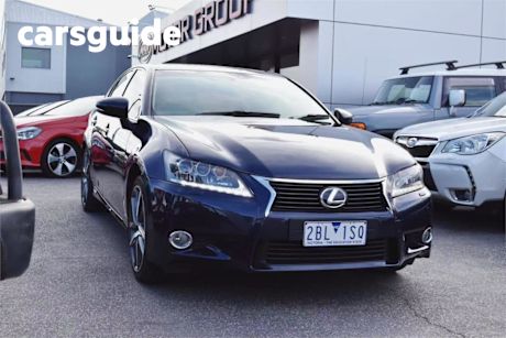 Blue 2012 Lexus GS450H Sedan Hybrid Sports Luxury