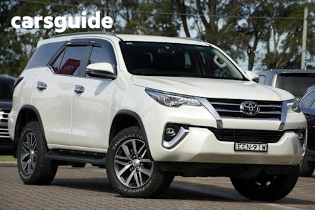 White 2019 Toyota Fortuner Wagon Crusade