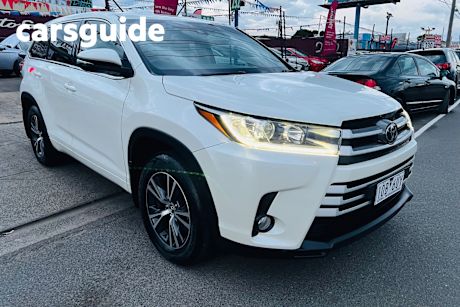 White 2018 Toyota Kluger Wagon GX (4X4)