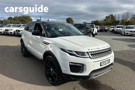 White 2017 Land Rover Range Rover Evoque Wagon TD4 150 SE