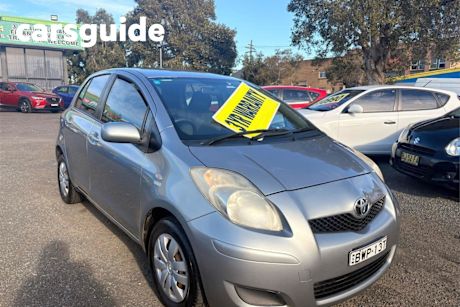 Silver 2010 Toyota Yaris Hatchback YR
