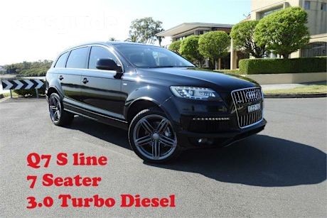 Black 2013 Audi Q7 Wagon 3.0 TDI Quattro
