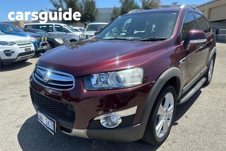 Red 2013 Holden Captiva Wagon 7 LX (4X4)