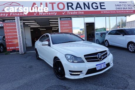 White 2015 Mercedes-Benz C350 Coupe