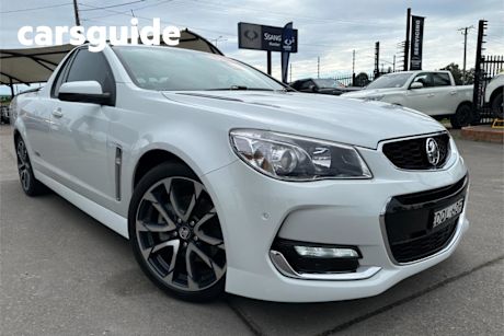 White 2017 Holden UTE Utility SS