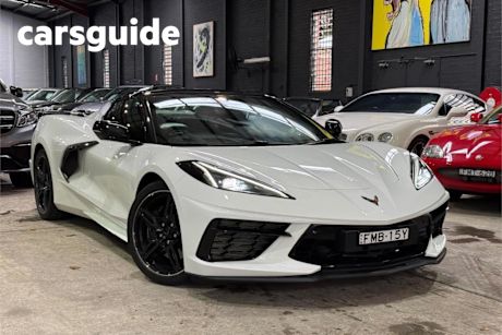 White 2024 Chevrolet Corvette Convertible Stingray 2LT