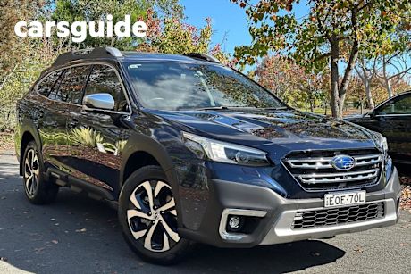 Blue 2021 Subaru Outback Wagon AWD Touring