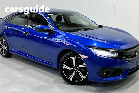 Blue 2017 Honda Civic Sedan RS
