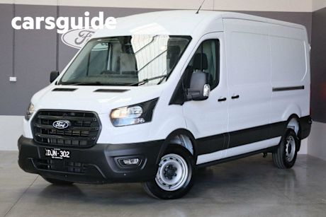 White 2024 Ford Transit Commercial 350L (Mid Roof)