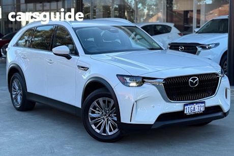 White 2023 Mazda CX-90 Wagon D50E Touring Mhev