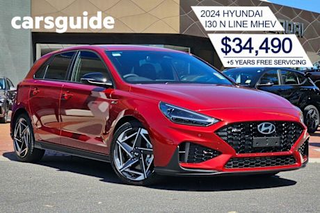 Red 2024 Hyundai I30 Hatchback N Line Mhev