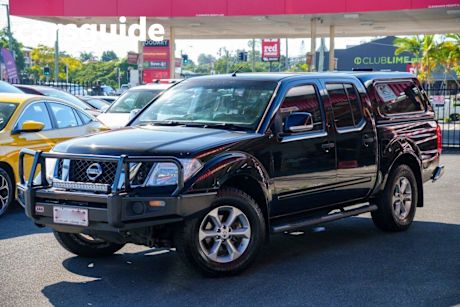 Black 2013 Nissan Navara Dual Cab Pick-up ST (4X4)