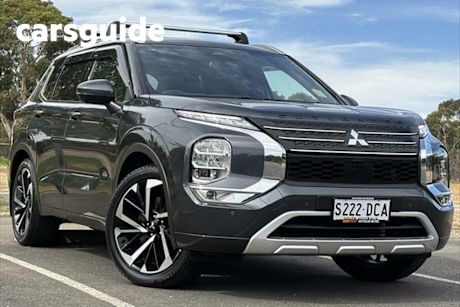 Grey 2024 Mitsubishi Outlander Wagon Exceed Tourer 7 Seat (awd)