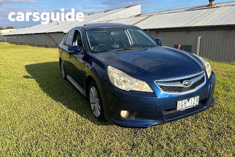 Blue 2010 Subaru Liberty Sedan 2.5I Premium