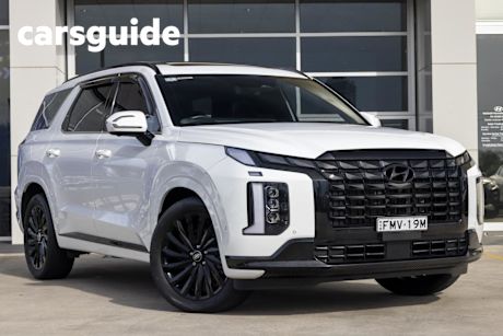 White 2023 Hyundai Palisade Wagon Calligraphy Black INK (8 Seat)
