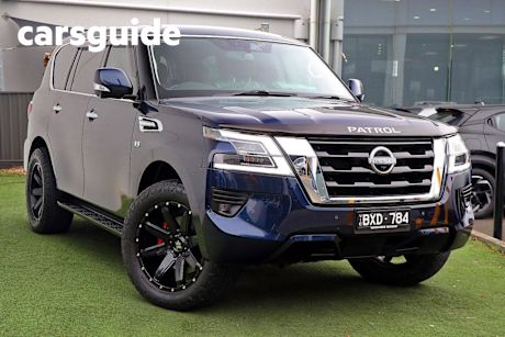 Blue 2022 Nissan Patrol Wagon TI (4X4)