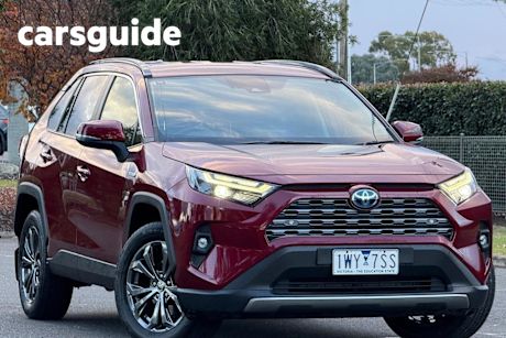 Red 2023 Toyota RAV4 Wagon GXL (2WD) Hybrid