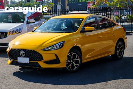 Yellow 2023 MG MG5 Sedan Vibe