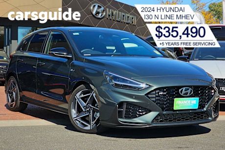 Green 2025 Hyundai I30 Hatchback N Line Mhev