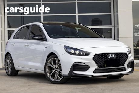 White 2022 Hyundai I30 Hatchback N Line Premium