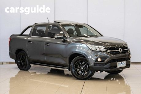Grey 2021 Ssangyong Musso Crew Cab Utility Ultimate