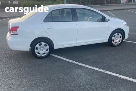 White 2016 Toyota Yaris Sedan YRS