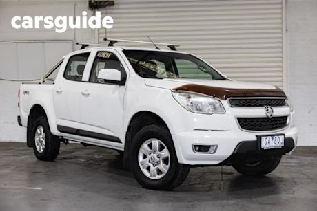 White 2015 Holden Colorado Crew Cab Pickup LS-X (4X4)
