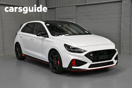 White 2024 Hyundai I30 Hatchback N Premium With Sunroof