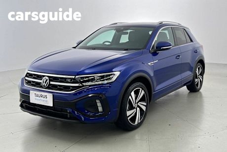 Blue 2023 Volkswagen T-ROC Wagon 140TSI R-Line (restricted Ftr)